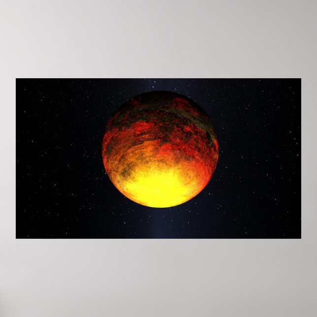 Artist concept of Kepler-10b Poster (Front)
