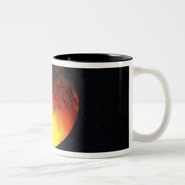 Artist concept of Kepler-10b Two-Tone Coffee Mug (Right)