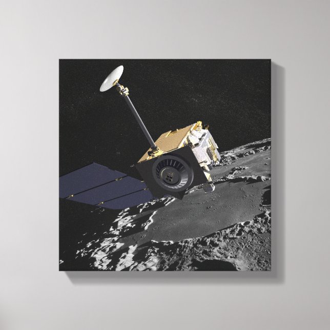 Artist Concept of the Lunar Reconnaissance Orbi Canvas Print (Front)