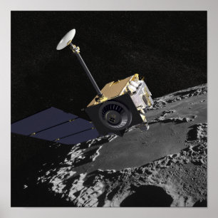 Artist Concept of the Lunar Reconnaissance Orbi Poster