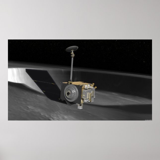 Artist Concept of the Lunar Reconnaissance Orbi Poster (Front)