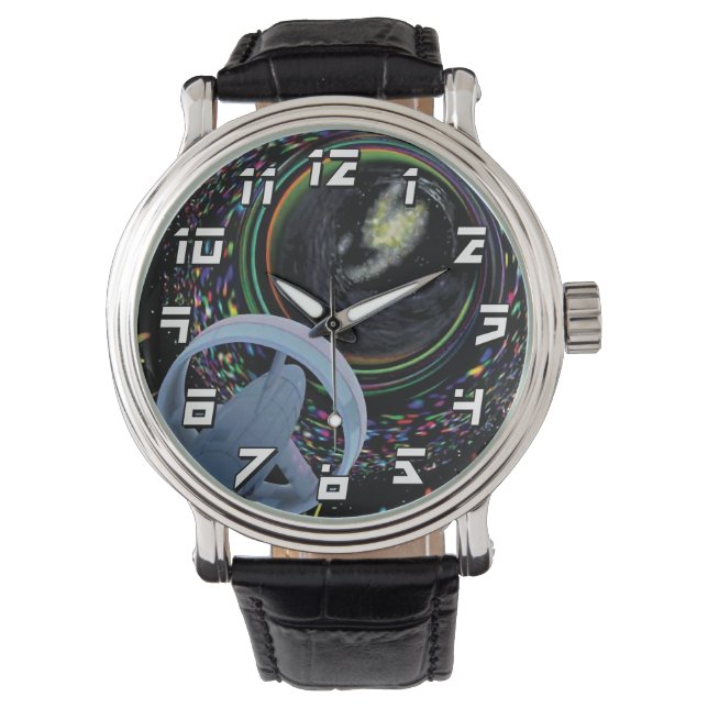 Artist concept Spacecraft Alcubierre Warp Drive Watch (Front)