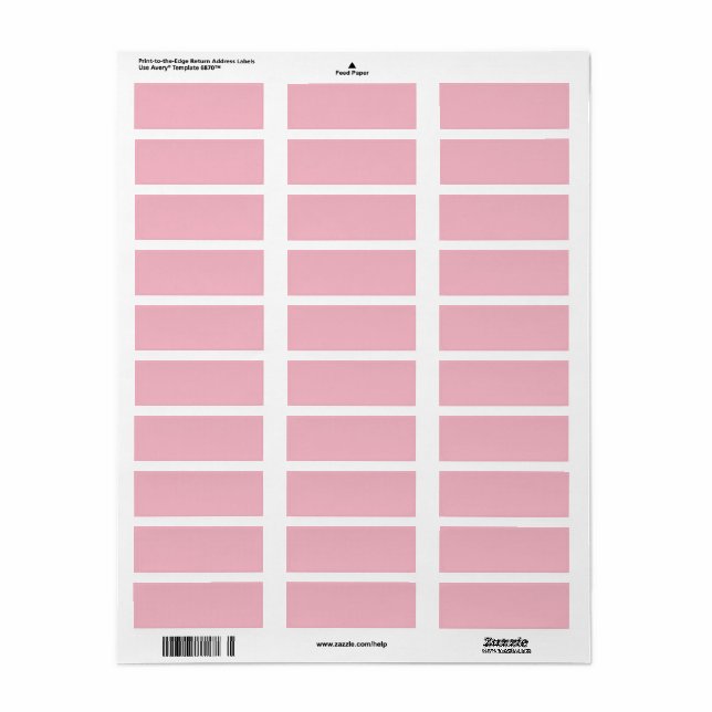 Artist Created Colour Templates Labels Stickers (Full Sheet)