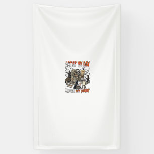 Artist Day Witch Night Halloween Skeleton Painter Banner