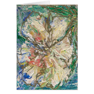 Artist designed card "La fleur"