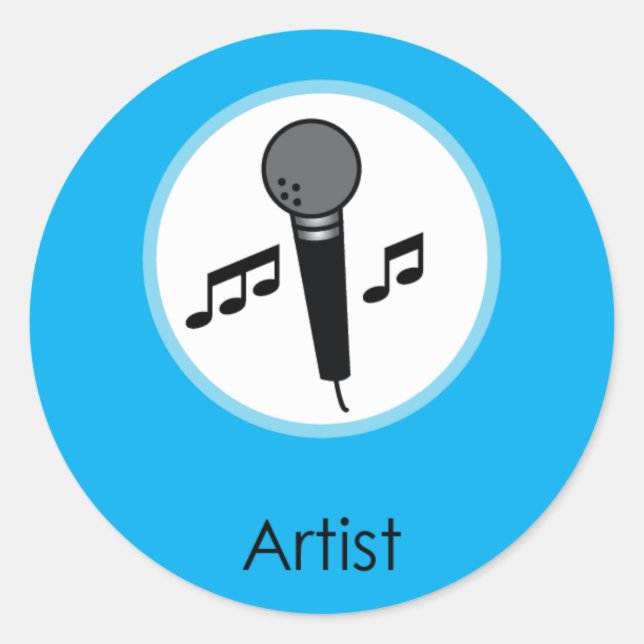 Artist Doljabi Doljanchi Dol Korean birthday Classic Round Sticker (Front)