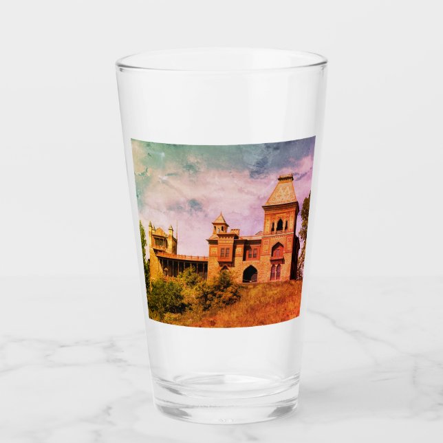 Artist Frederic Edwin Church Hudson, NY Estate Glass (Front)