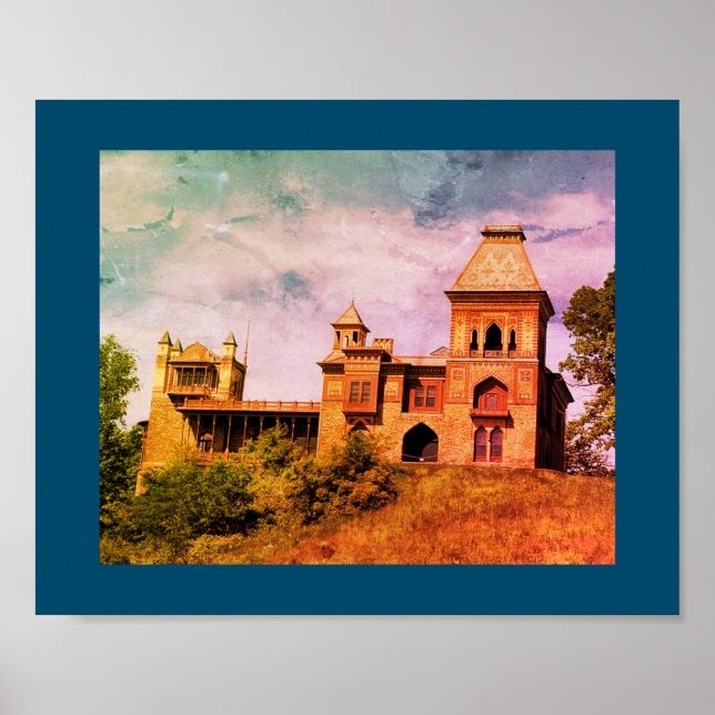 Artist Frederic Edwin Church Hudson, NY Estate Poster (Front)