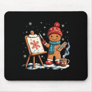 Artist Gingerbread Painter Art Teacher Student Chr Mouse Mat