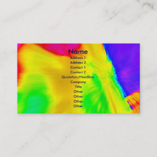 "Artist I" Profile Card - Customisable