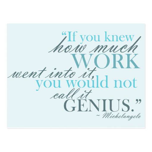 Image of Artist Inspirational Postcard