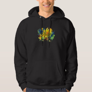 Artist Messy Painters Paint Splatter Art Hoodie
