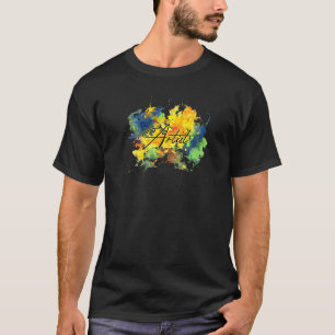 Artist Messy Painters Paint Splatter T-Shirt