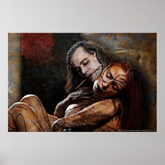 'Artist & Muse' by Andrew Gettler Poster