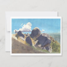 Artist on the California Coast