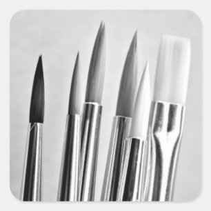 Artist paint brushes stickers