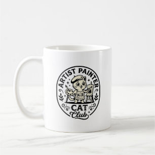 Artist Painter Cat Funny Cat Graphic - Artist Pain Coffee Mug