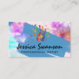 Artist Painter Creator   Hand Paint Logo Business Card