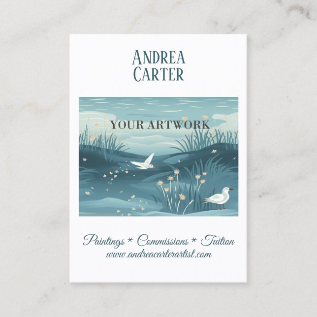 Artist Painter Promotional  Business Card (Front)