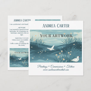 Artist Painter Promotional Card
