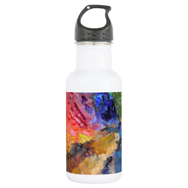 Artist Painter's Palette Colourful Paint  532 Ml Water Bottle (Front)