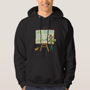 Artist Painting Hoodie
