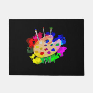 Artist Palette Artist Doormat