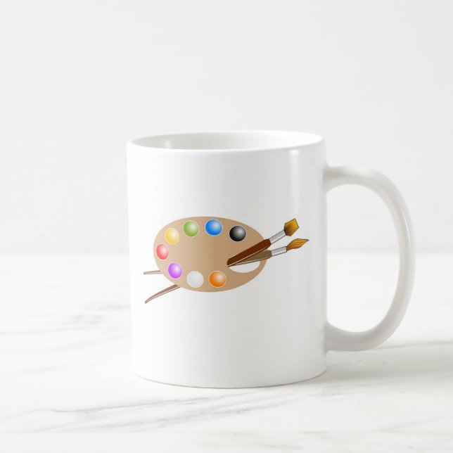 Artist Palette Coffee Mug (Right)