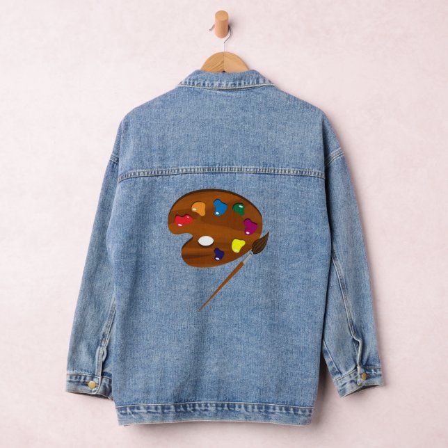 ARTIST PALETTE DENIM JACKET (Hangar)