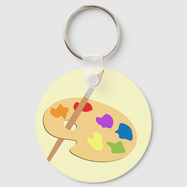 Artist Palette Key Ring (Front)