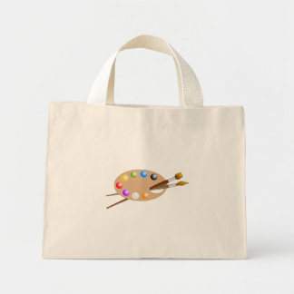 Artist Palette Mini Tote Bag
