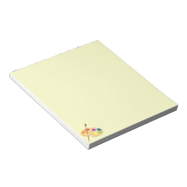 Artist Palette Notepad (Angled)