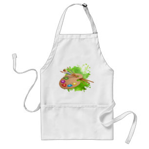 Artist Palette Paints Painter Arts Crafts Standard Apron