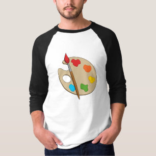 Artist Palette with Paint Brush T-Shirt