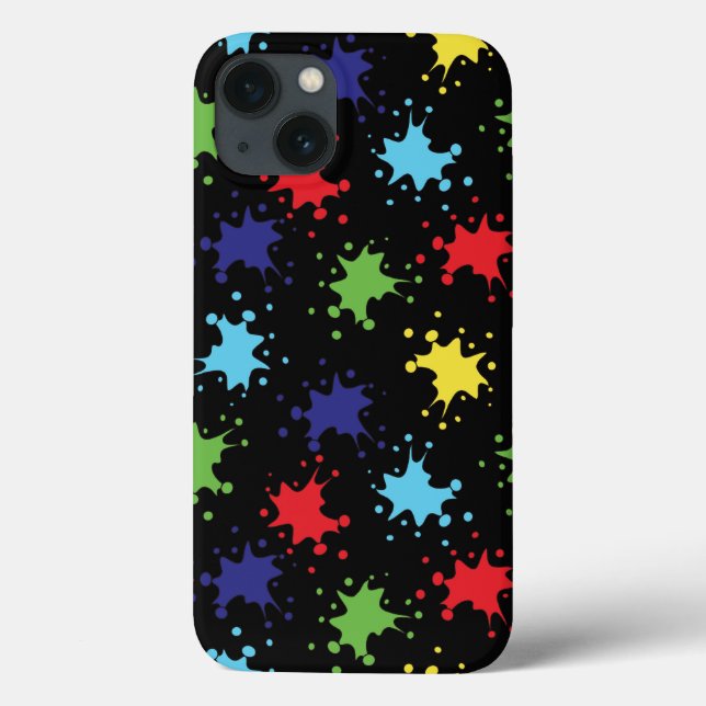 Artist palettes paint splatter Case-Mate iPhone case (Back)