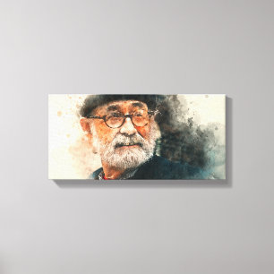 Artist photoshop action canvas print