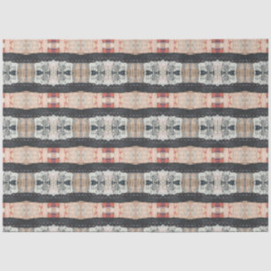 Artist Pink Beige Brown Large Abstract Geometric Tissue Paper
