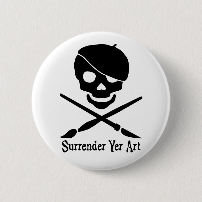 Artist Pirate Button (Front)