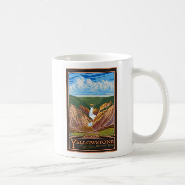 Artist Point - Yellowstone Nat'l Park Coffee Mug (Right)
