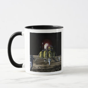 Artist rendition of a new spaceship to the moon 2 mug