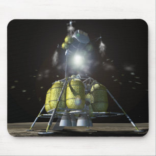 Artist rendition of a new spaceship to the moon 3 mouse mat
