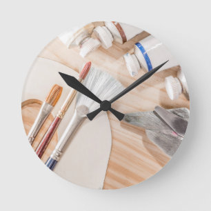 Artist Round Clock