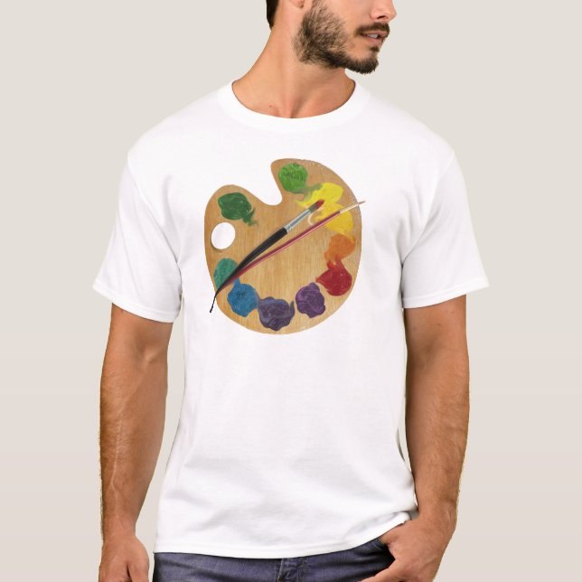 Artist`s palette colour wheel T-Shirt (Front)