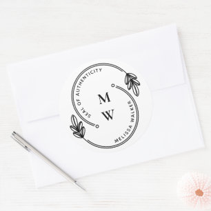 Artist Seal of Authenticity Monogram