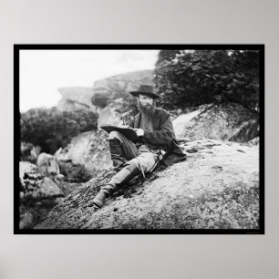 Artist Sketching the Gettysburg Battlefield 1863 Poster
