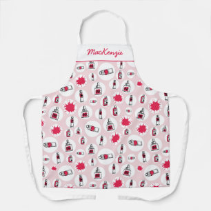 Artist Smock Art Supplies Pattern Personalized Apron