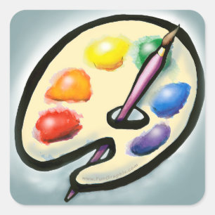 Artist Square Sticker