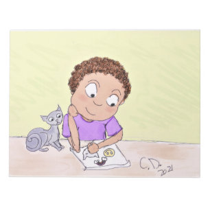 artist Tails&Tots Notepad