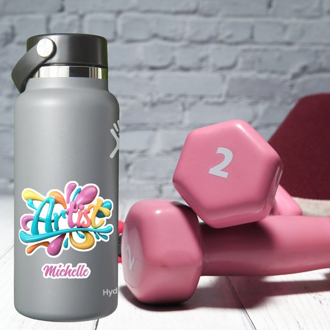 Artist Typography, Colourful, Modern, Stylish (Creator Uploaded)