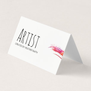 Artist / Watercolor Business Card